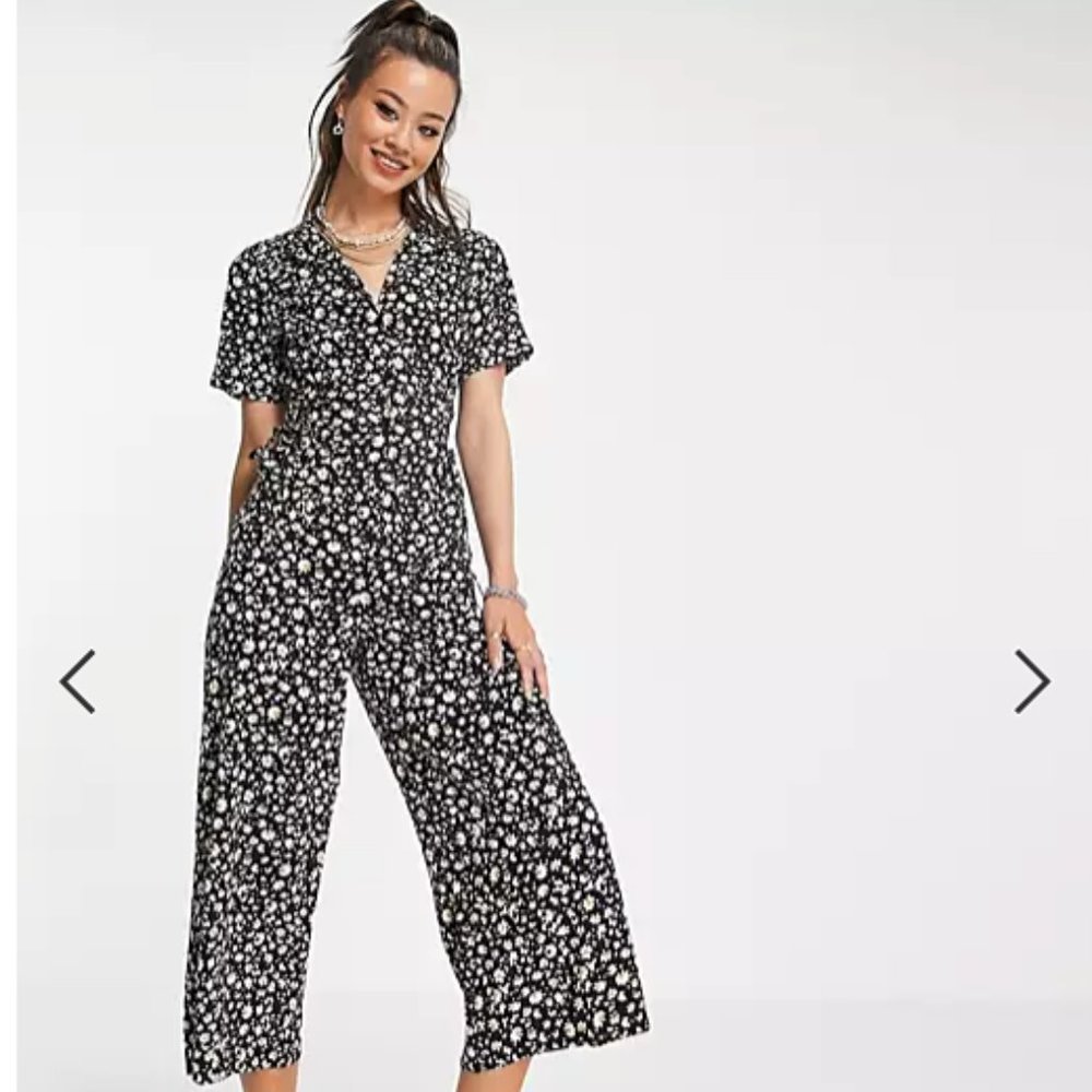 Floral ASOS Jumpsuit with Side Tie Detail